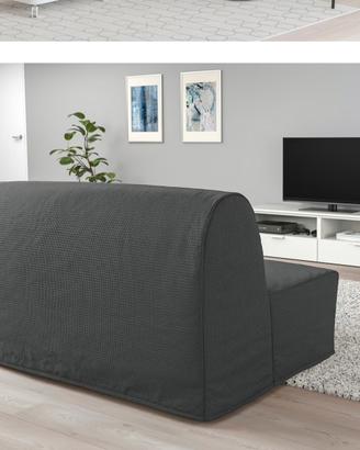 Divano letto a 2 posti, Vansbro grigio scuro