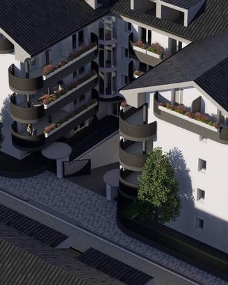 Appartamento di 103 m² con 3 locali e box auto a V
