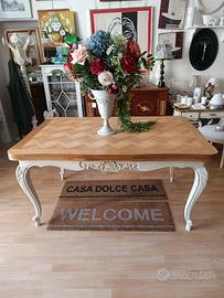 Tavolo shabby chic apribile per 12 posti 