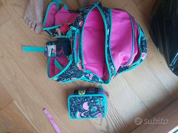 Zaino scuola e trolley