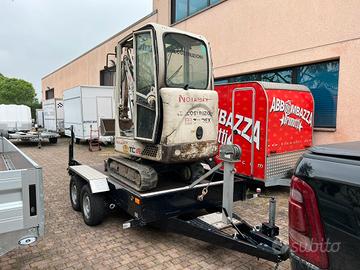 Rimorchio trasporto macchina operatrici