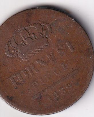 10 tornesi 1839 - napoli- ferdinando II- sec tipo