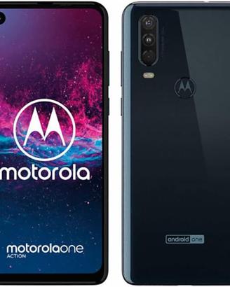 Motorola One Action Blauw      NUOVO