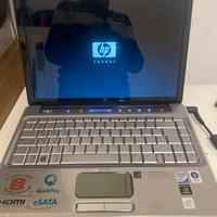 Notebook Hp D V4 più Bluetooth batteria ok