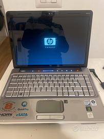 Notebook Hp D V4 più Bluetooth batteria ok