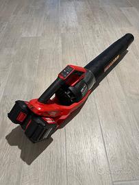 Soffiatore foglie 36V con 2 batterie 4Ah