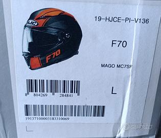 casco HJC F70 Mago MC7SF taglia L