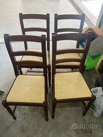 sedie in legno come nuove