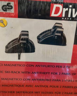 Portasci Magnetico con Antifurto modello Driver