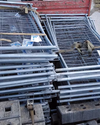 Recinzioni mobili da cantiere