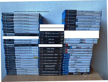 GIOCHI CALCIO PES FIFA PS1 PS2 PS3 PS4
