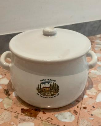 Casseruola Piral Riso Gallo Terracotta coperchio
