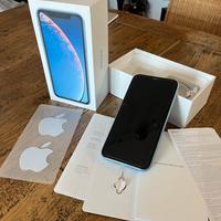 Apple Iphone XR 256 azzurro come nuovo boxato