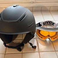 Casco e maschera uvex