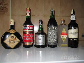 Lotto di liquori anni 60/70