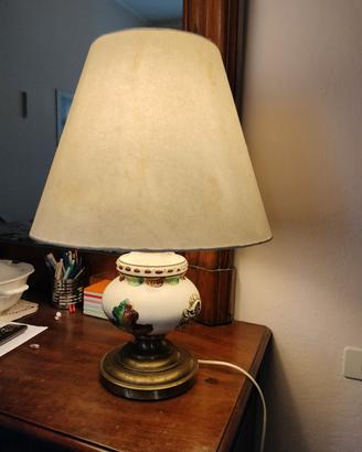 coppia di lampade in ceramica 