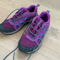 Scarpe trekking Merrel bambina taglia 35