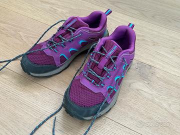 Scarpe trekking Merrel bambina taglia 35