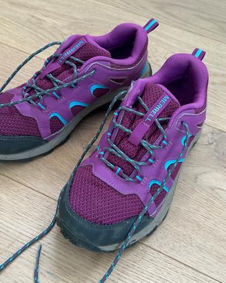 Scarpe trekking Merrel bambina taglia 35