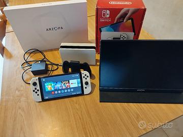 Nintendo switch OLED + monitor portatile 