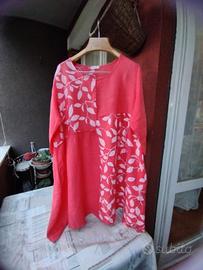 Abito rosa in Lino 