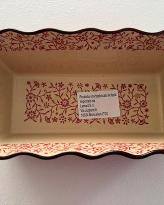 Pirofila / Stampo plumcake in ceramica Lamart