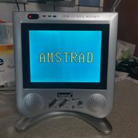 TV Amstrad TFT 6" vintage cristalli liquidi 12v 