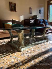 Tavolino soggiorno in vetro 