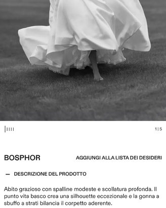 Abito da sposa WONA Concept Bosphor – 2026