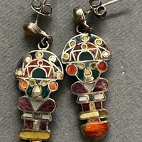 Orecchini etnici in argento