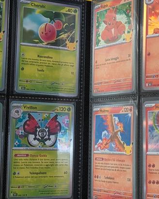 binder SET COMPLETO 1-128 pokemon 30th ita + PROMO