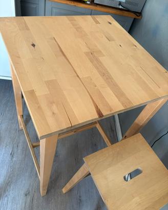 Tavolo alto ikea con sgabelli
