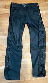 Pantaloni da moto in pelle