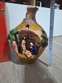 Decorazione natalizia presepe alta 30 cm