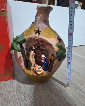 Decorazione natalizia presepe alta 30 cm