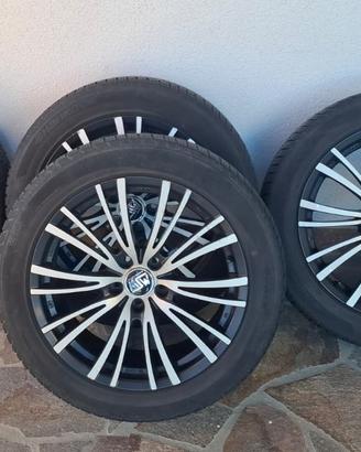 4 cerchi in lega  18 msw  e gomme invernali