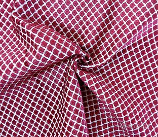 TESSUTO VELLUTO A ROMBI