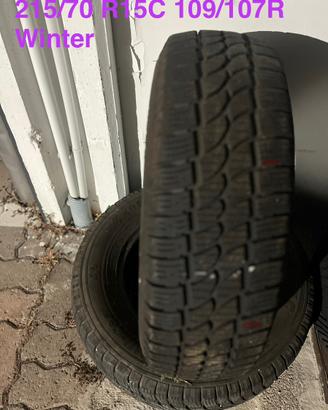 2 Pneumatici Invernali 215/70 R15C per Fiat Ducato