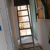 Scala retrattile alluminio con botola