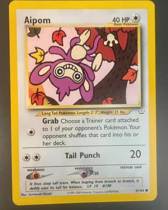 Aipom mazzo neo revelation