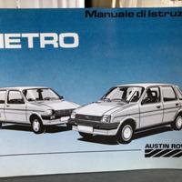 Libretto uso e manutenzione AUSTIN ROVER METRO