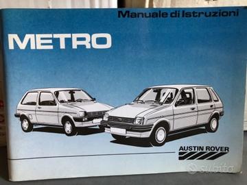 Libretto uso e manutenzione AUSTIN ROVER METRO