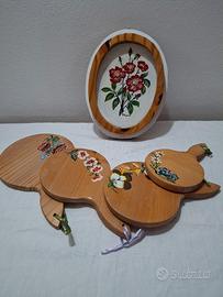 Legno dipinto a mano
