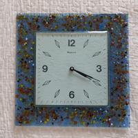 Orologio da parete in vetro di murano