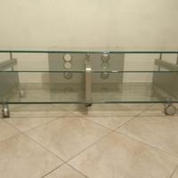 Porta TV in cristallo