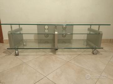 Porta TV in cristallo