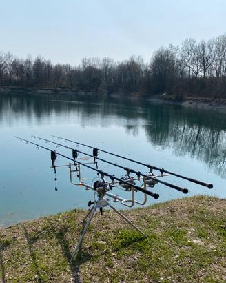 Rod pod amiaud peche carpo inox