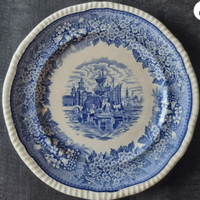 Piatto ceramica, metà '800, Società Richard Milano