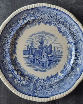 Piatto ceramica, metà '800, Società Richard Milano