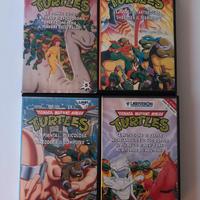 4 VHS Tartarughe Ninja originali